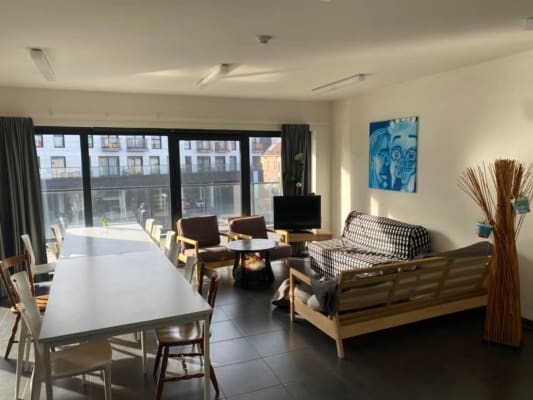 Studio Rustig gelegen bemeubelde kamer met eigen douche, lavabo en frigo. Grote gemeenschappelijke keuken/living + fietsberging image 7