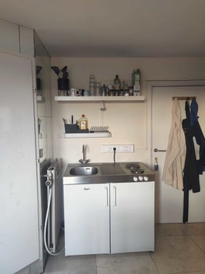 Estúdio Leuk kot met eigen sanitair en kitchenette imagem 6
