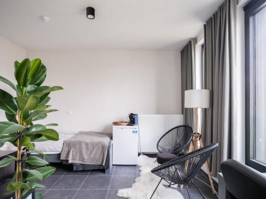Sala Nieuwbouwkamer met eigen sanitair in gezellige studentenresidentie imagem 2