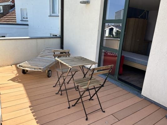 Kamer Kamer met zuidgelegen groot zonneterras te huur  foto 3