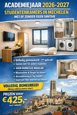 Sala Studenten huis met 13 units, leefruimte, was en droger, AC alles NIEUW!!! imagem 2