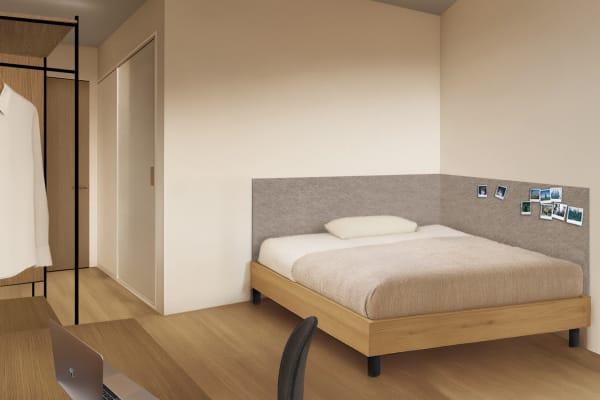 Estúdio Student rooms for rent in Ixelles - StudiX residence imagem 7