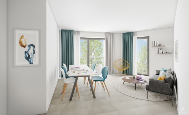 Estúdio STUDIO ETUDIANT – RESIDENCE NEUVE : L'OREE DE BOZIERE imagem 4
