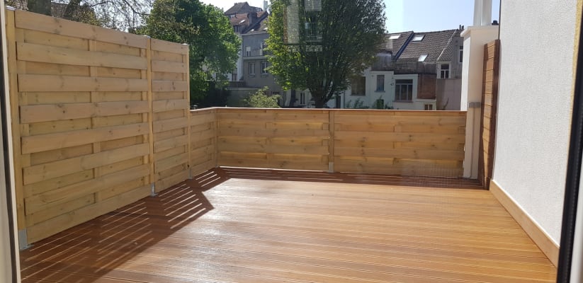 Casa Kots à louer dans arrière maison avec jardin + terrasse imagem 4
