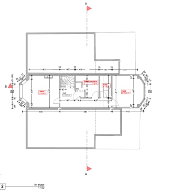 Oda 2 belles chambres dans une maison de 4 chambres totalement rénovée resim 5