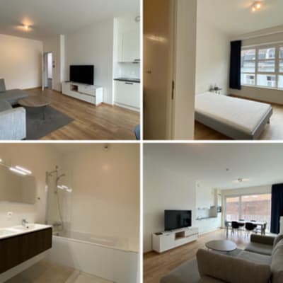 Sala Student room/ studio in Brussels imagem 1