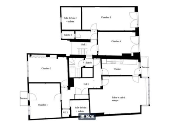 Huis Chambre (17m²) en colocation dans appartement (183 m²) foto 4