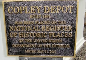 3copley train station sign