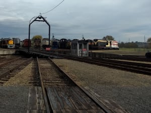 Turntable Used to Turn Locomotives