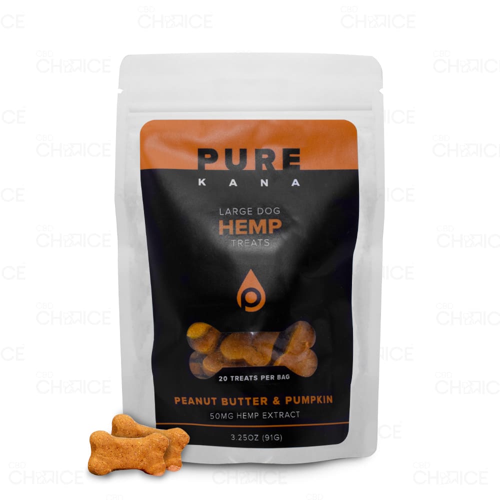 PureKana Peanut Butter & Pumpkin CBD Dog Treats