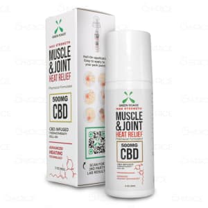 Green Roads Muscle and Joint Heat Relief Roll-on 500mg