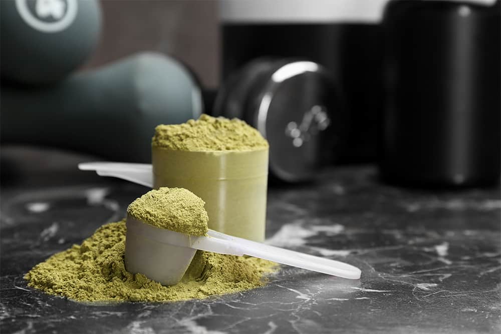 Organic hemp protein powder