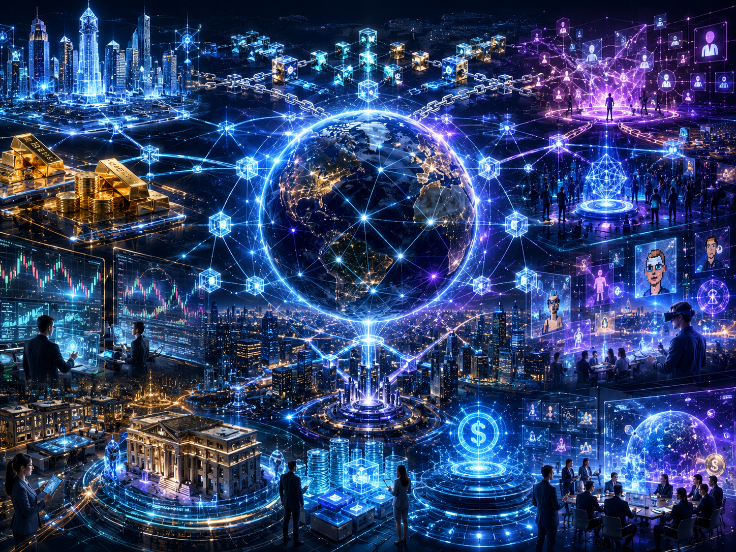Crypto and Blockchain 2026 – Complete Guide to Bitcoin, Web3, RWA Tokenization, DeFi, DAO, CBDC and Decentralized Identity