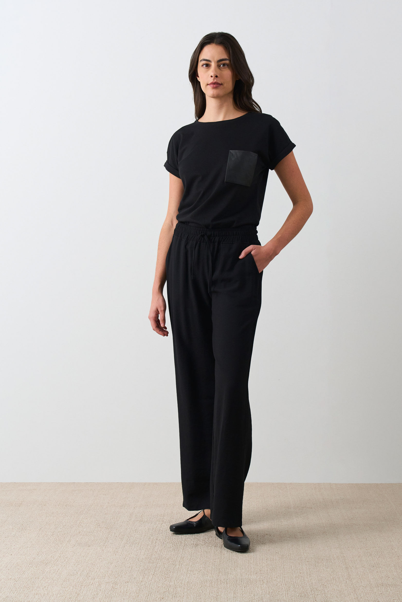 Pantalón amplio para mujer Elon