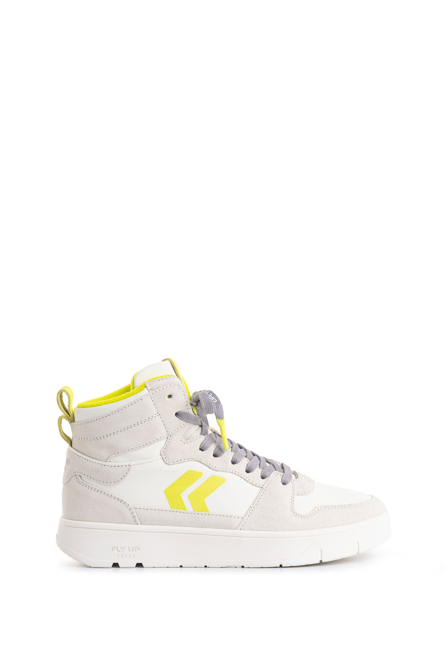 Zapatillas Fly Up Off en textil y cuero para mujer high top