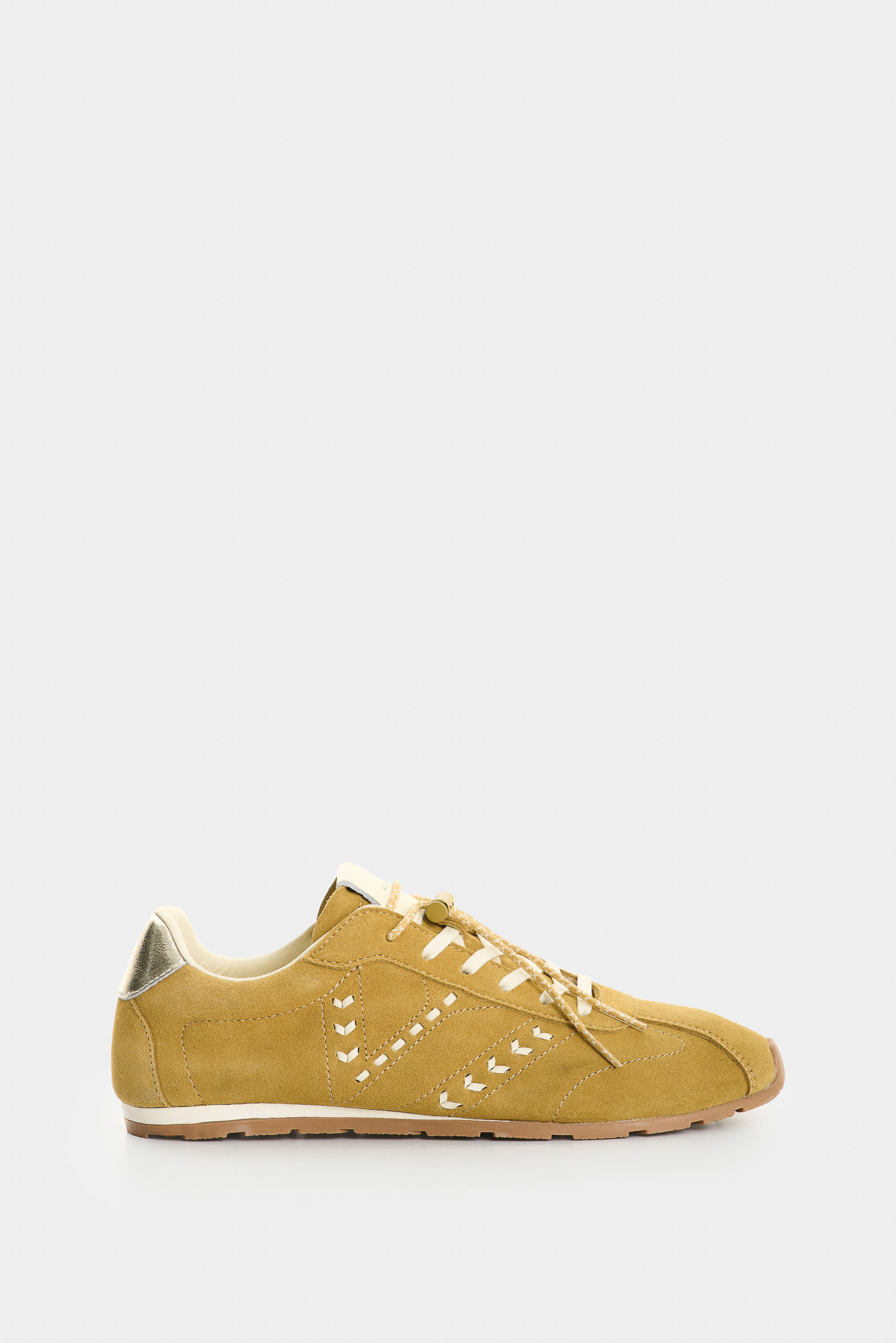 Zapatillas de cuero carnaza para mujer Savanna stitch