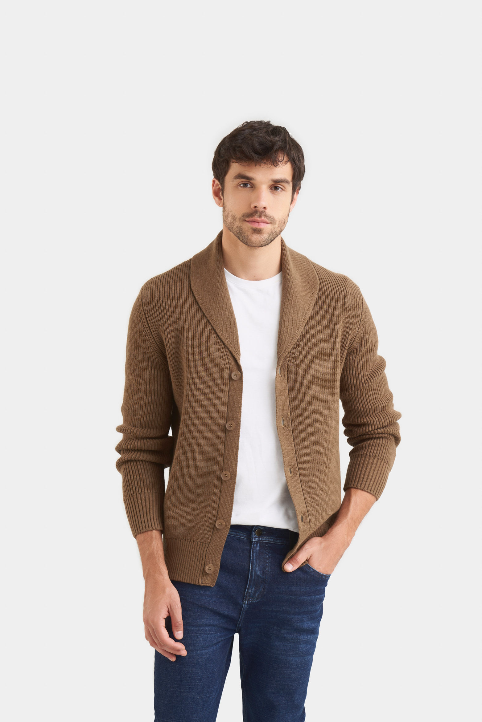 Sweater helios tejido para hombre oversized