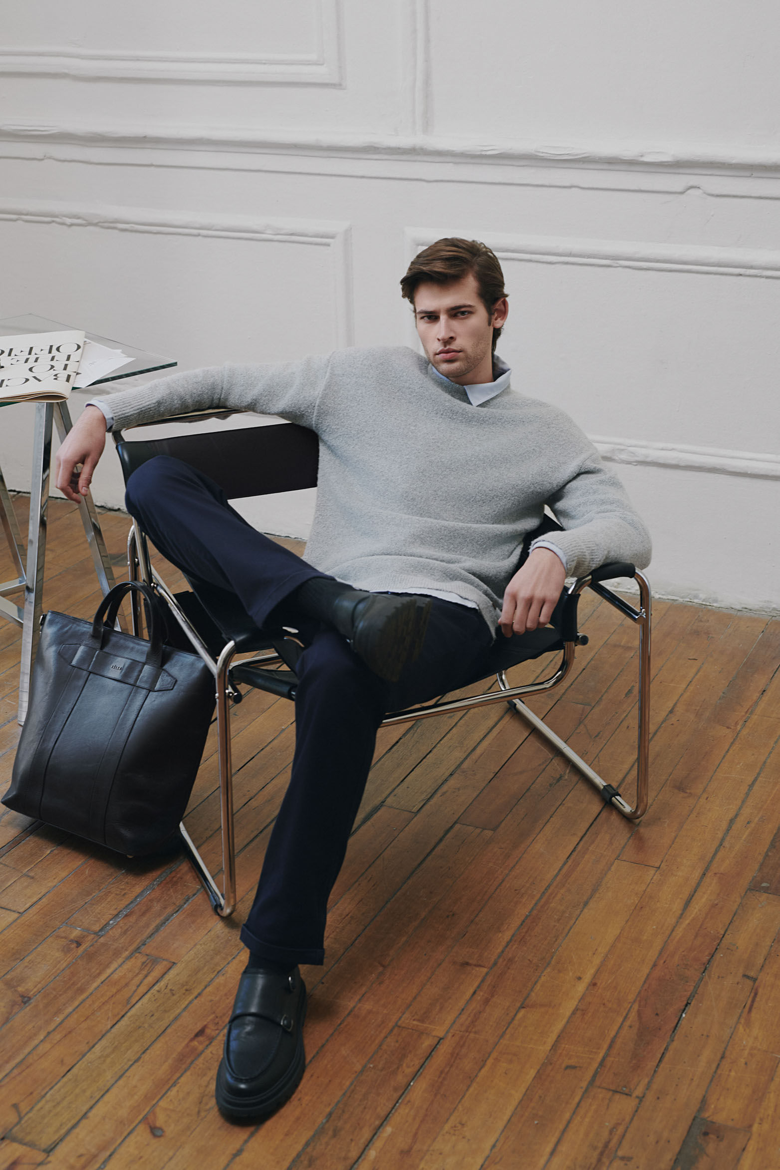 Sweater Sika tejido para hombre bicolor