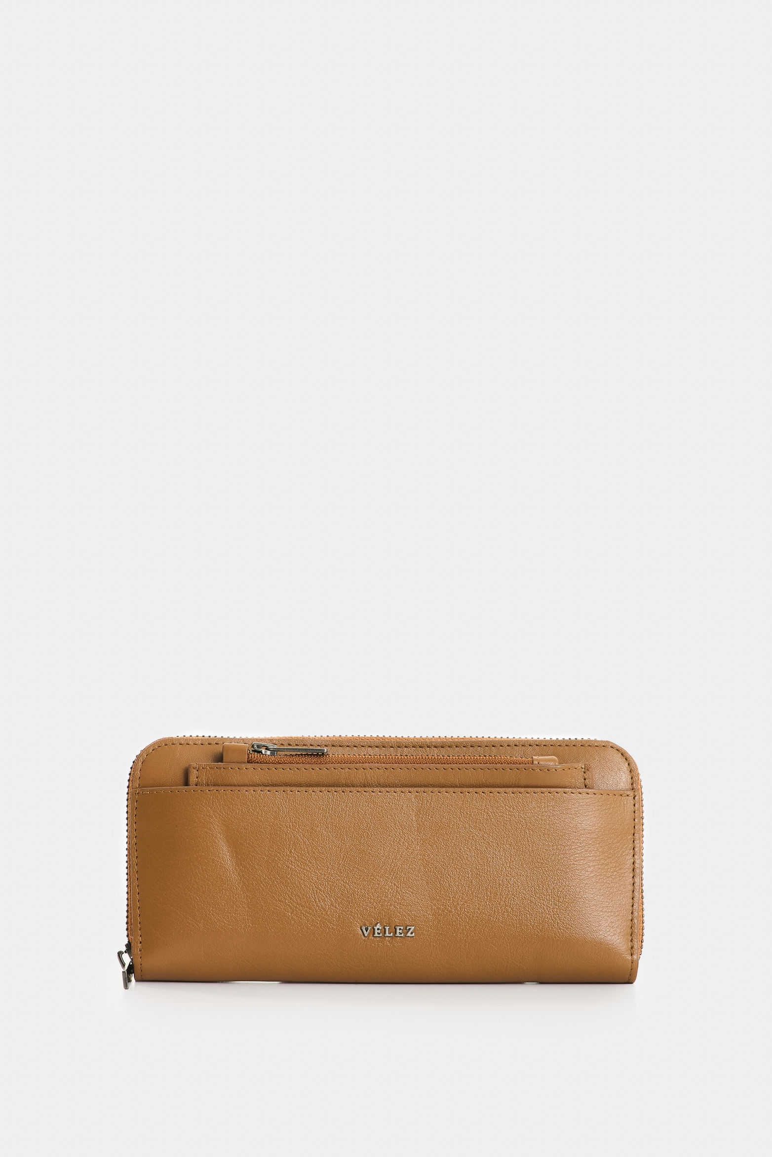 Billetera porta chequera de cuero para mujer Esmeralda