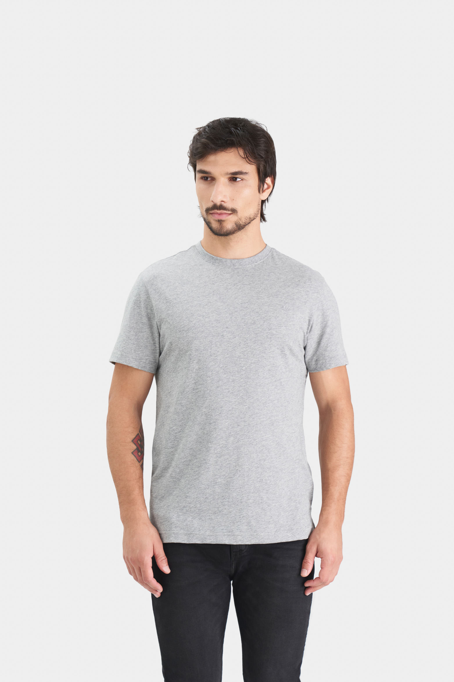 Camiseta perú cuello redondo para hombre basica jersey