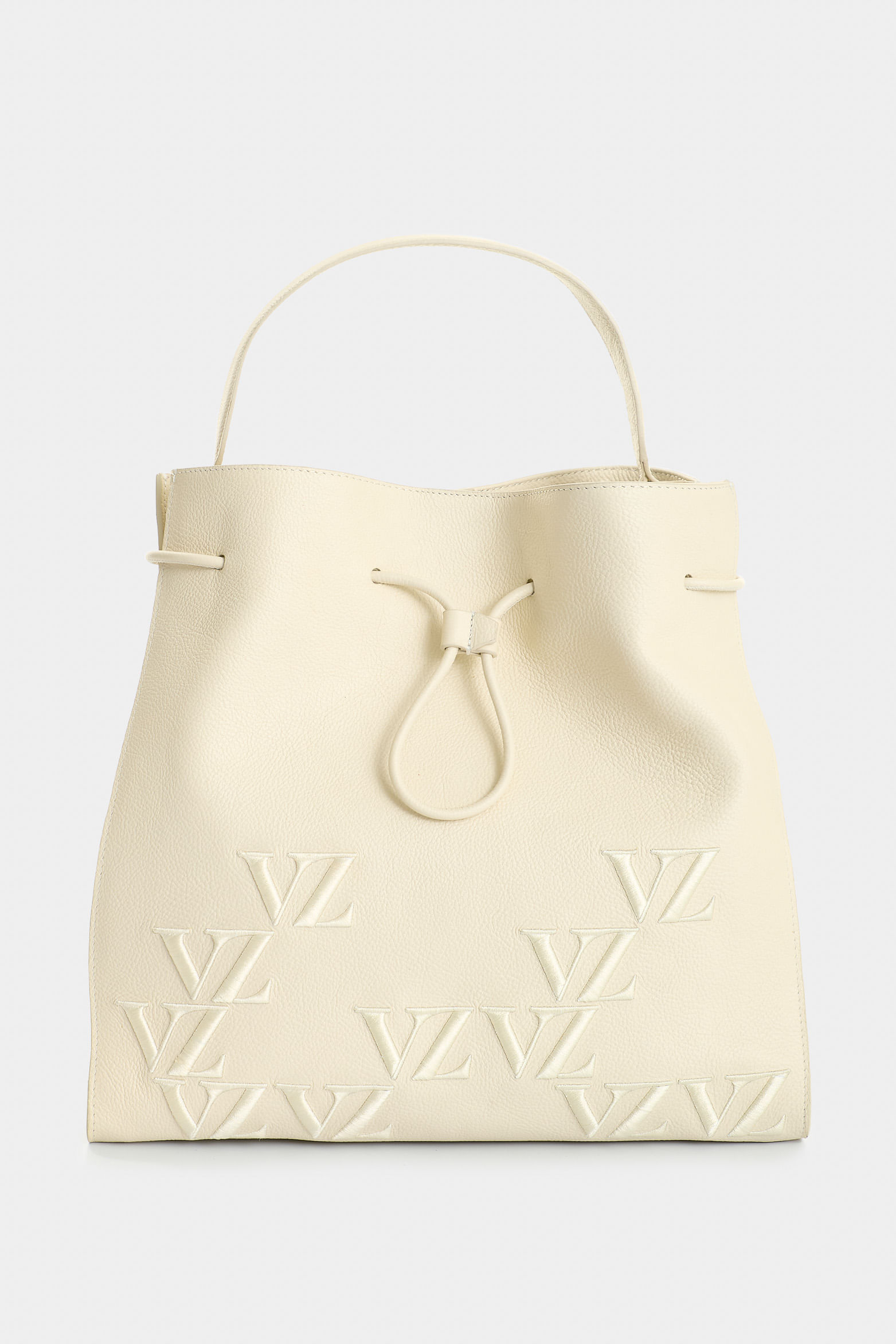 Cartera shopping de cuero para mujer Aromia Monogram