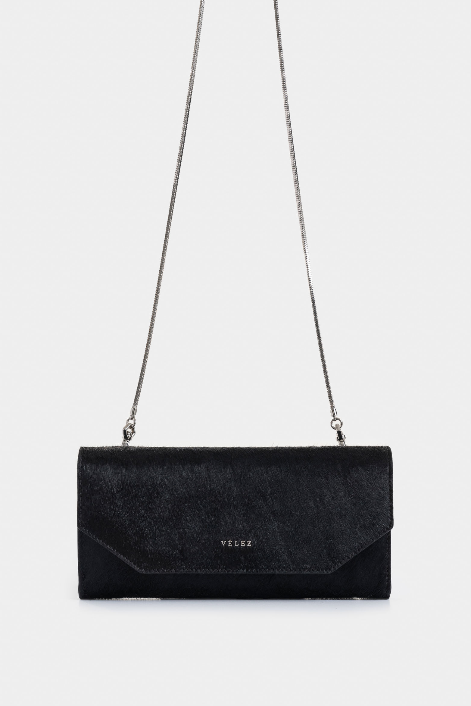 Porta chequera Kauai de cuero pelo para mujer corte hexagonal