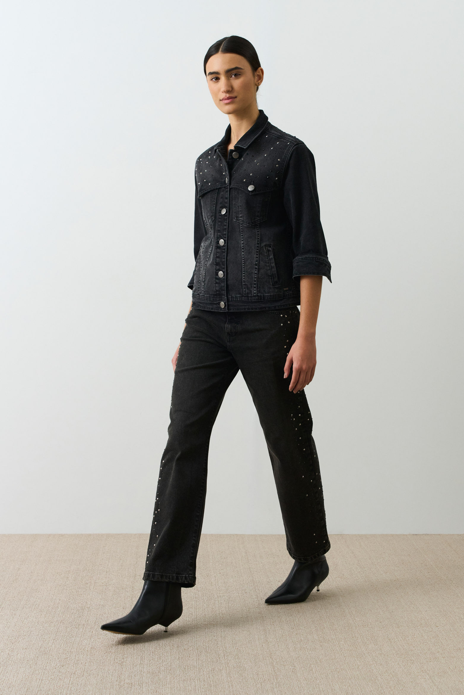 Chaqueta en denim para mujer Western