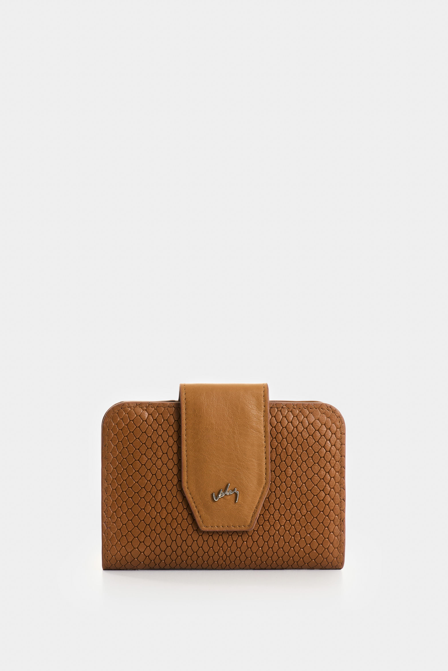 Billetera de cuero grabado para mujer Hiedra