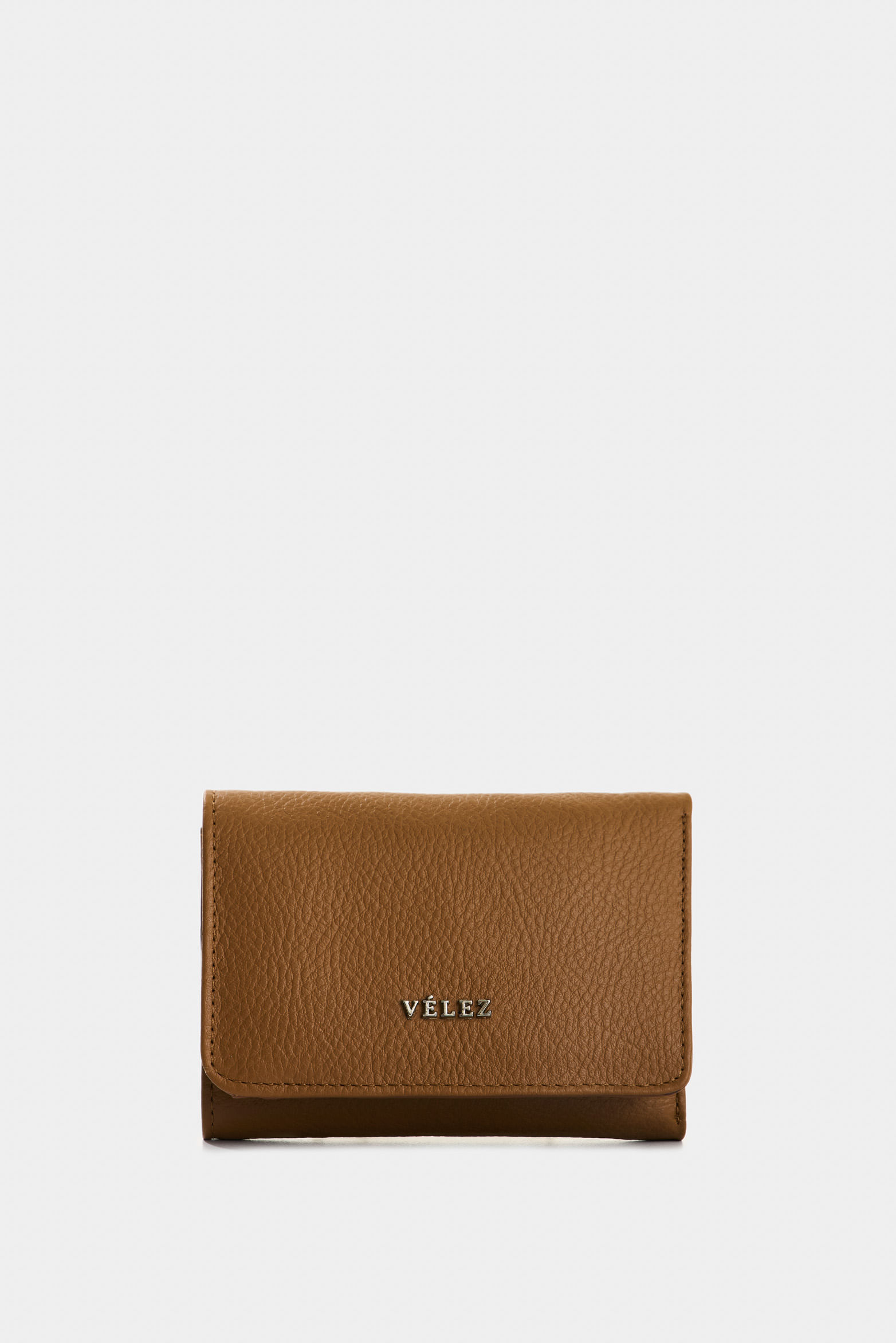 Billetera pequeña de cuero para mujer monedero broche