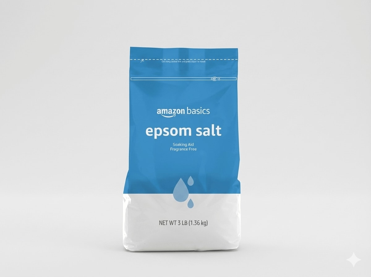 Amazon Basics Epsom Salt Review - Yuka 100/100 | Safe Cosmetics