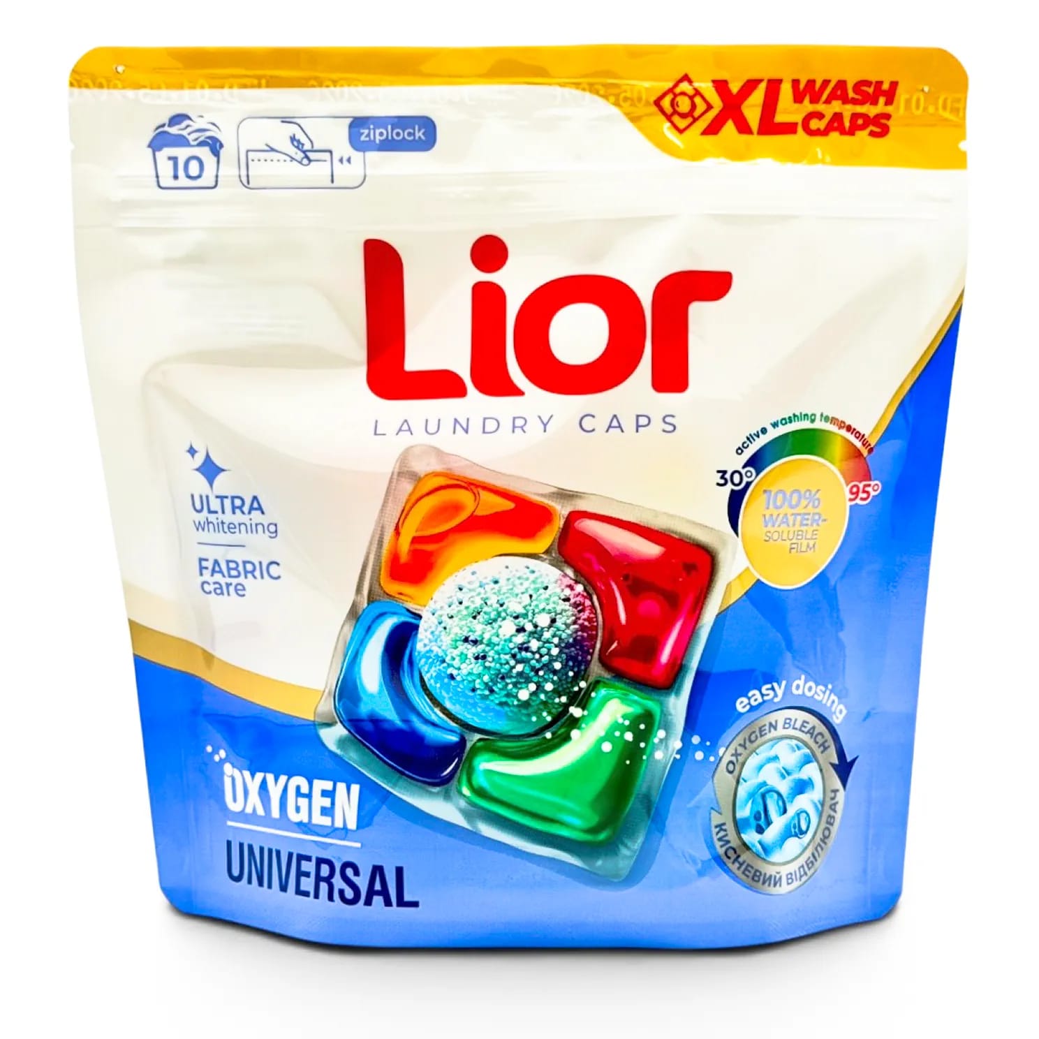 Капсули для прання "LIOR OXIGEN UNIVERSAL"10