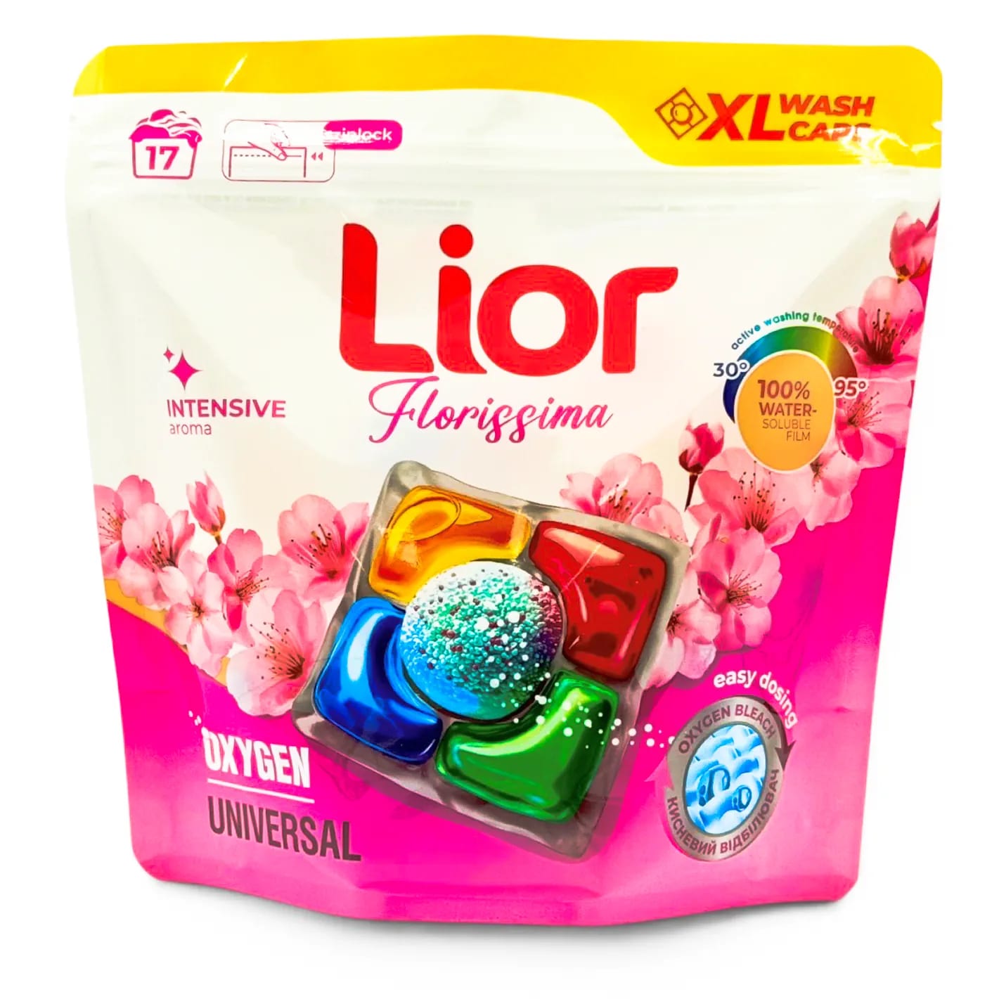 Капсули для прання "LIOR OXYGEN UNIVERSAL FLORISSIMA" 17