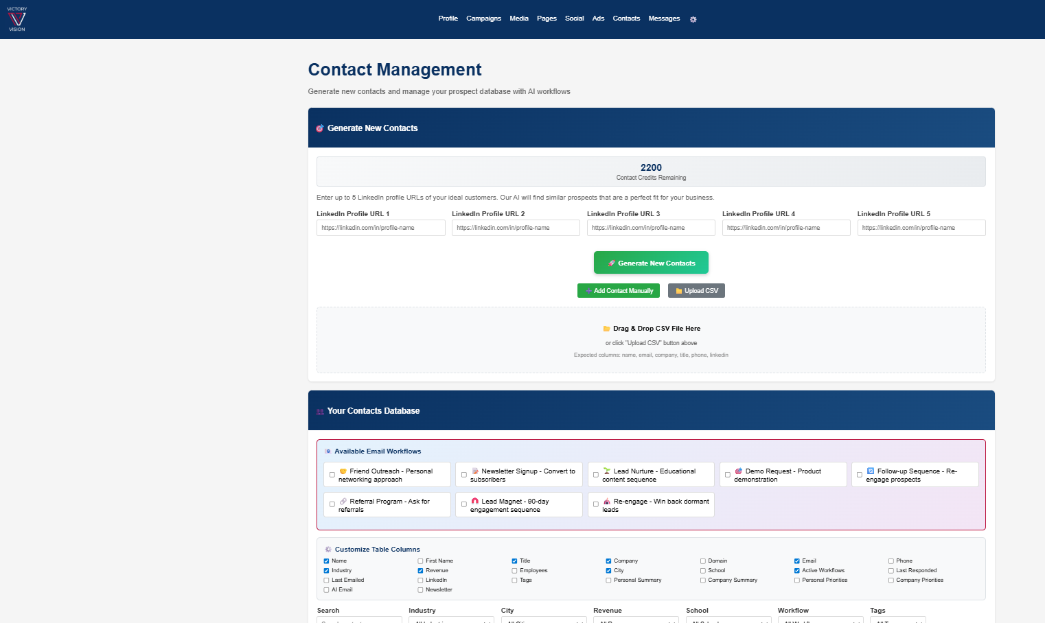Contact Management System
