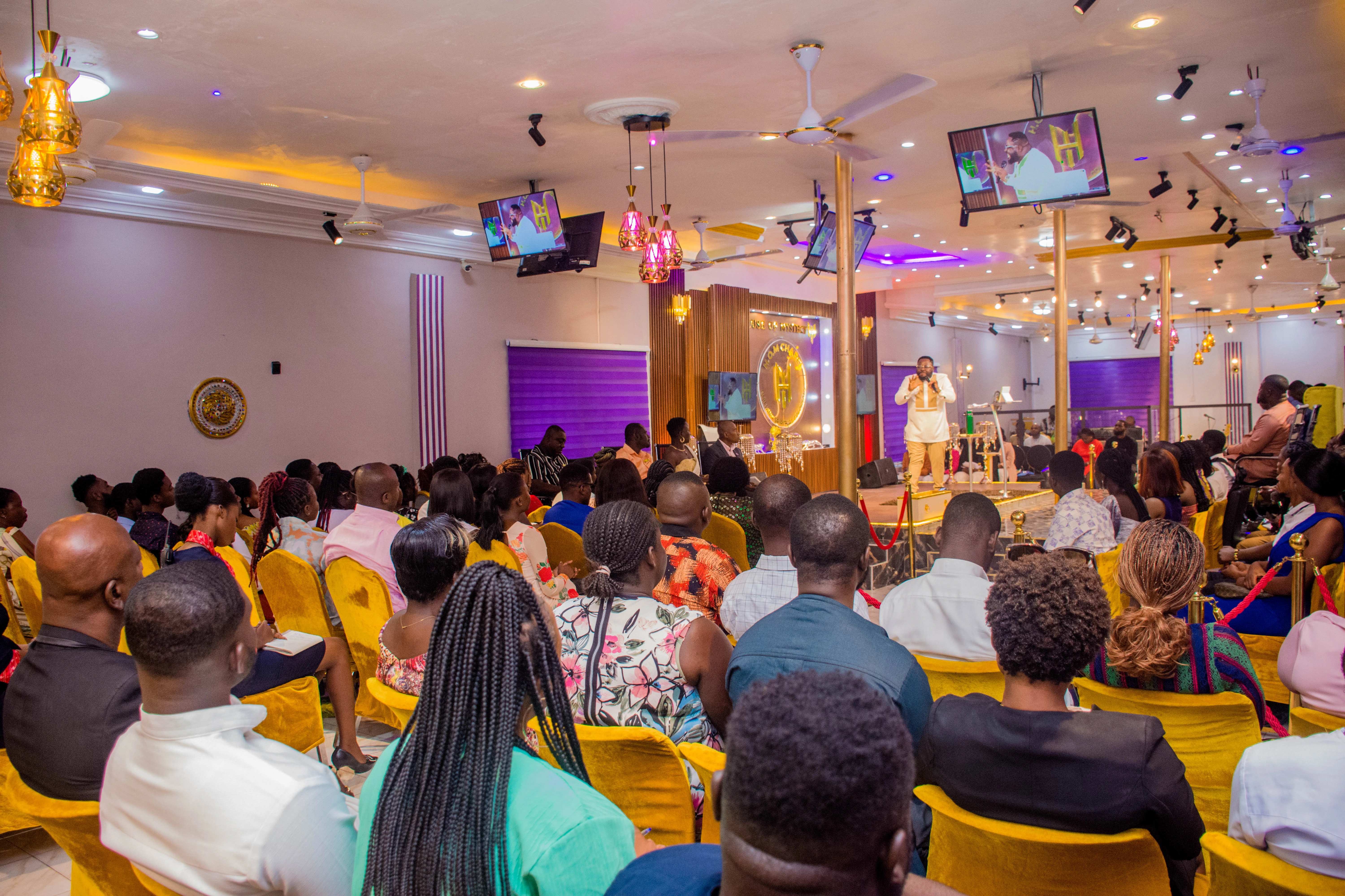 What to expect at Mystery Embassy International - welcoming church interior with warm community atmosphere