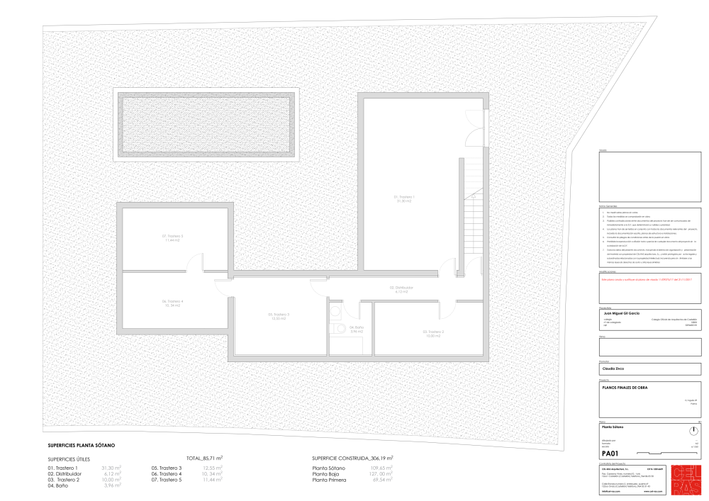 Basement floor plan