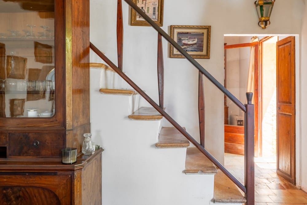 Detail einer Steintreppe