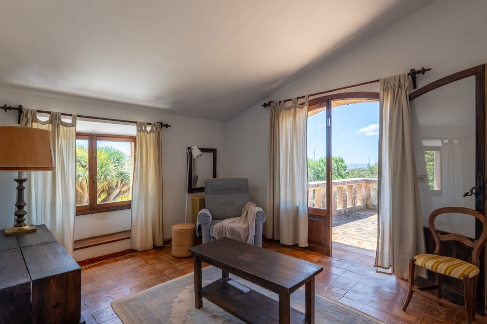 Schlafzimmer mit Aussicht