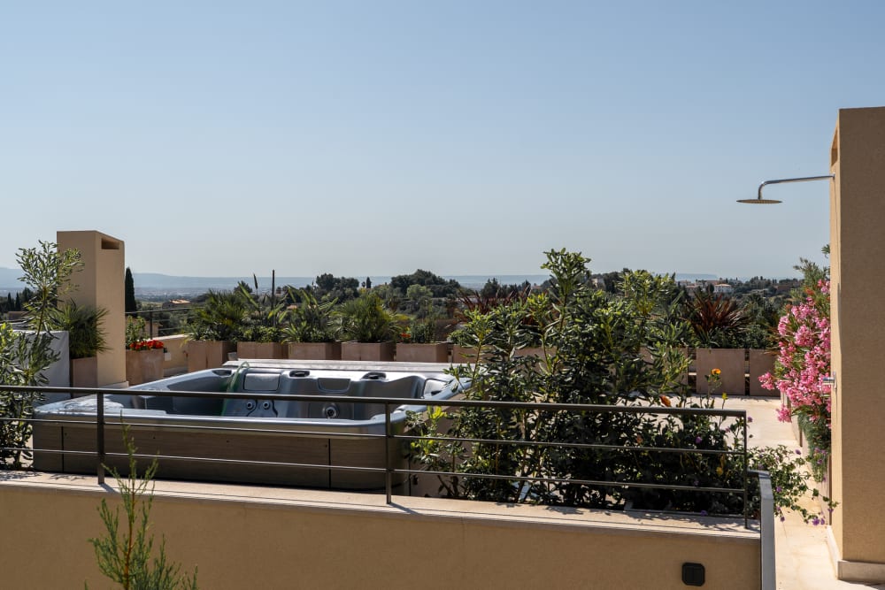 Terrasse, Rückansicht