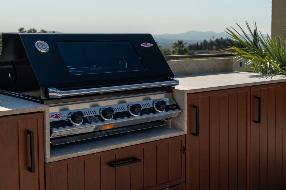Barbecuebereich auf der Terrasse