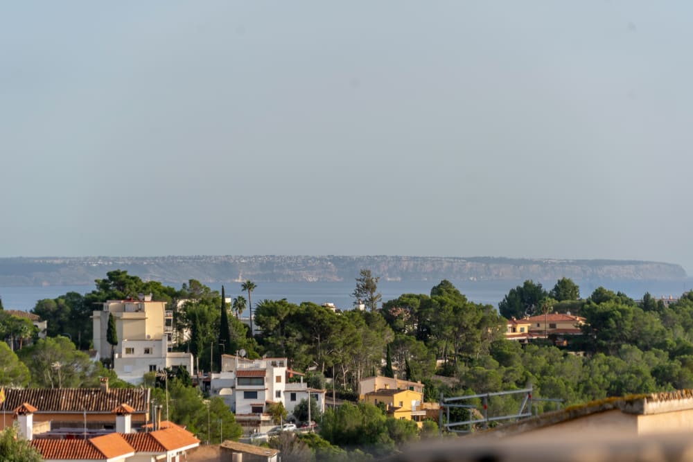 Der Blick vom Solarium über Gènova zur Bucht von Palma, Fuster 8