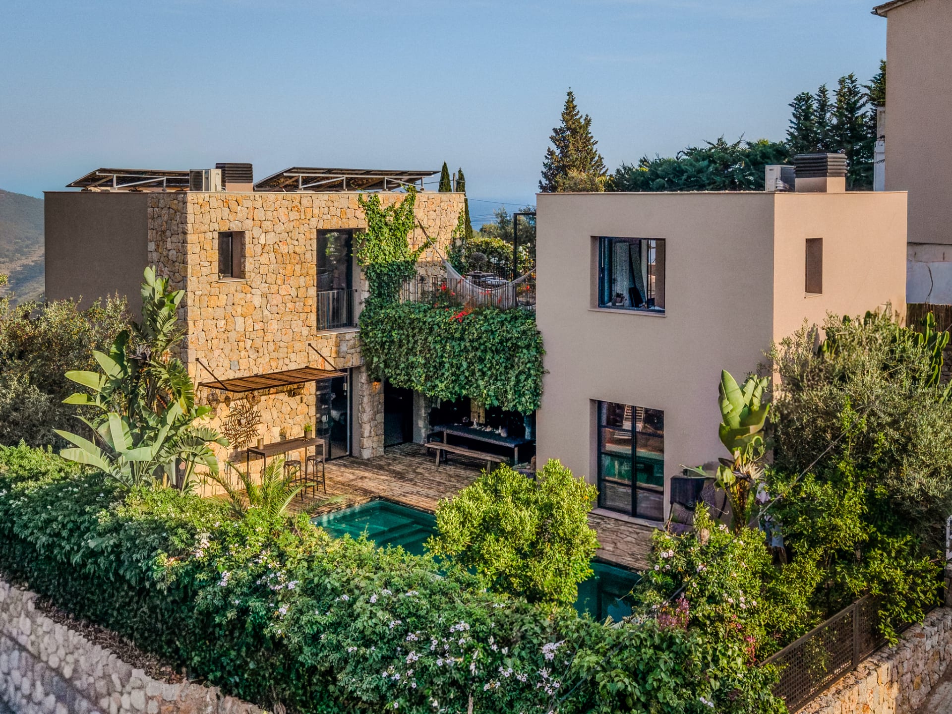 Casa Aguila from above by day, Gènova, Palma de Mallorca