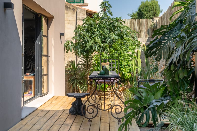 Garden beside the terrace