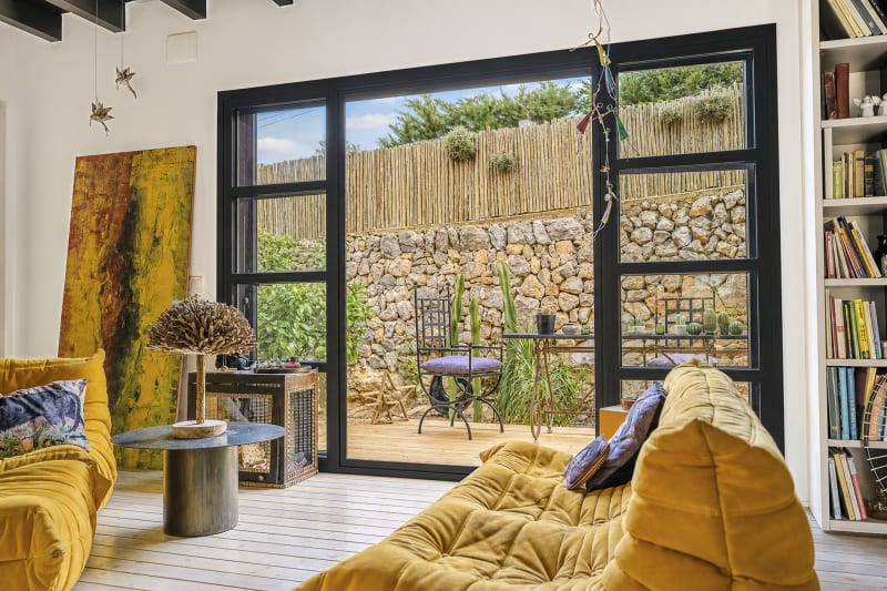 Living room in daylight