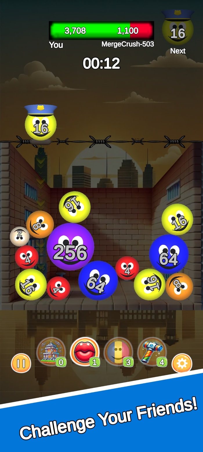 Playing Cop Drop with friends