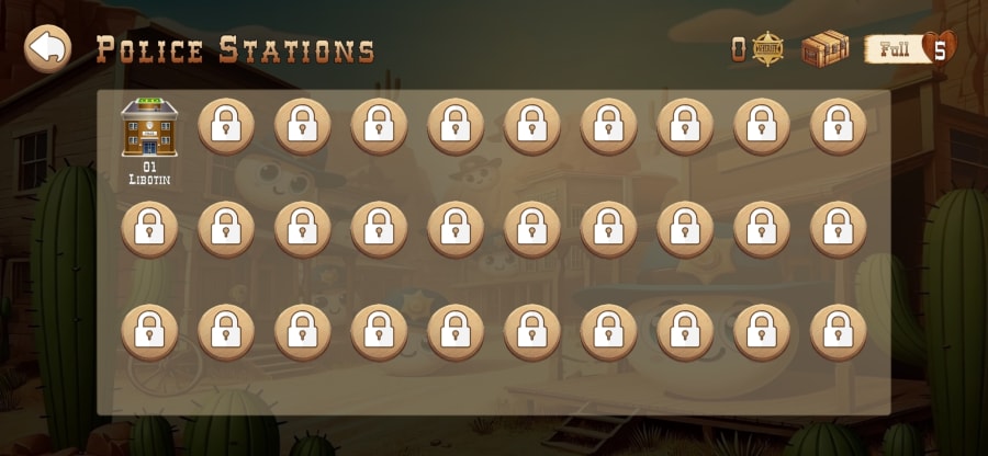 Police Ninja level selection