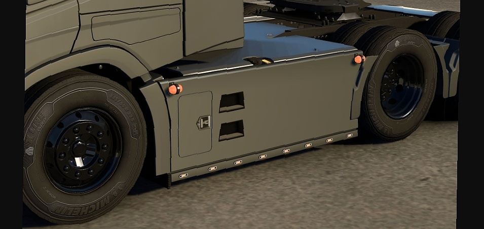 МОД Custom Sideskirts for SCS Volvo FH4/5/6 v1.0 ДЛЯ EURO TRUCK SIMULATOR 2