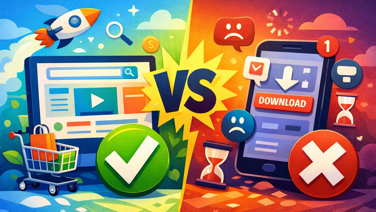 When a Website Is Better Than an App for Your Business (And Why Most Businesses Don’t Need an App)