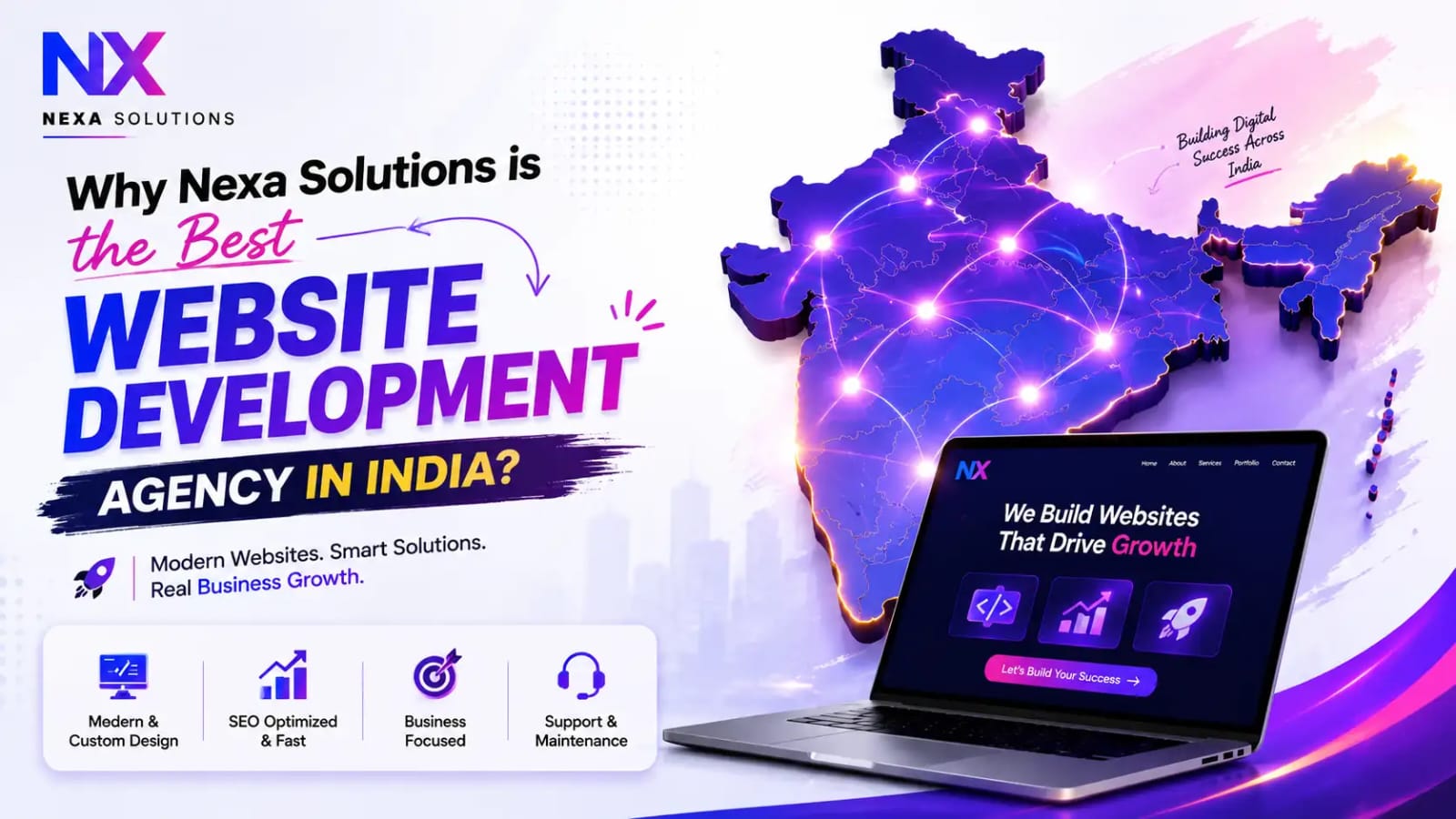Best Website Development Agency in India | Nexa Solutions 
