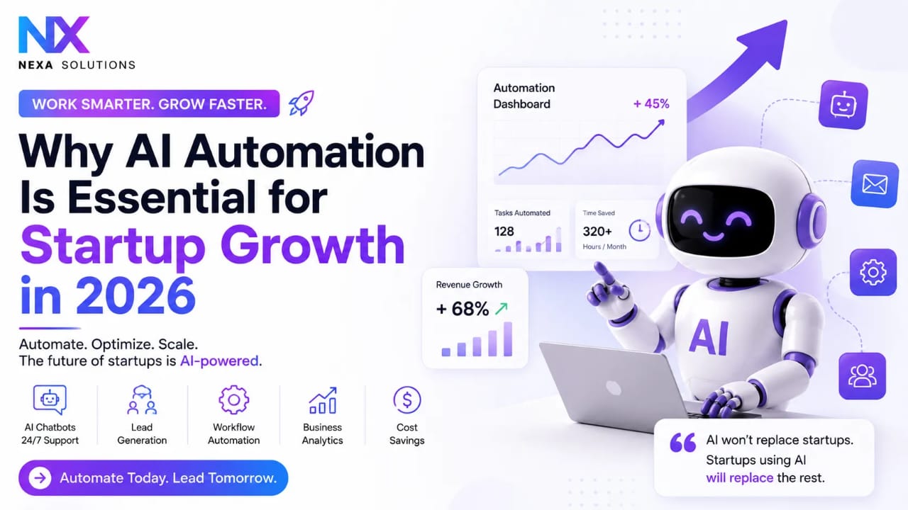 Why AI Automation Is Essential for Startup Growth in 2026