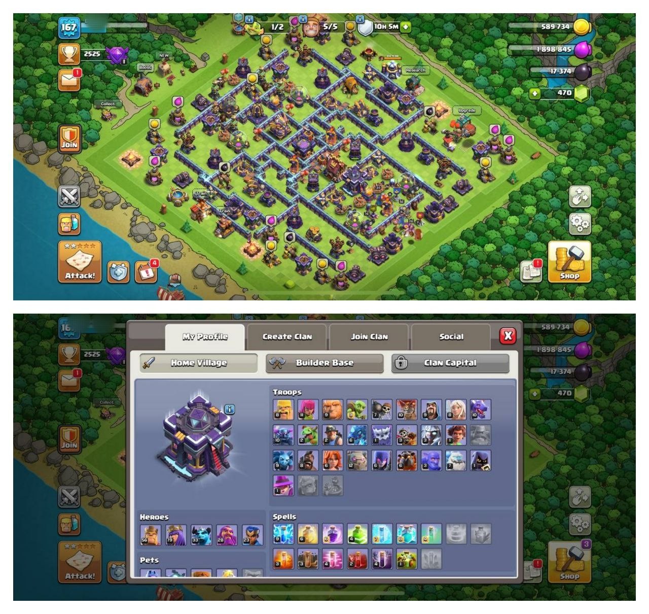 {STRONG ACCOUNT} TH15 SEMI MAX ⚡️4 EPIC EQUIPMENT⚡️XP-167⚡️HERO 56-79-33-28-23⚡️MAGIC ITEMS⚡️OP LAB 🚚